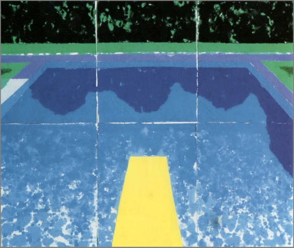 Day Pool with Three Blue, 1978, 183 x 218 cm